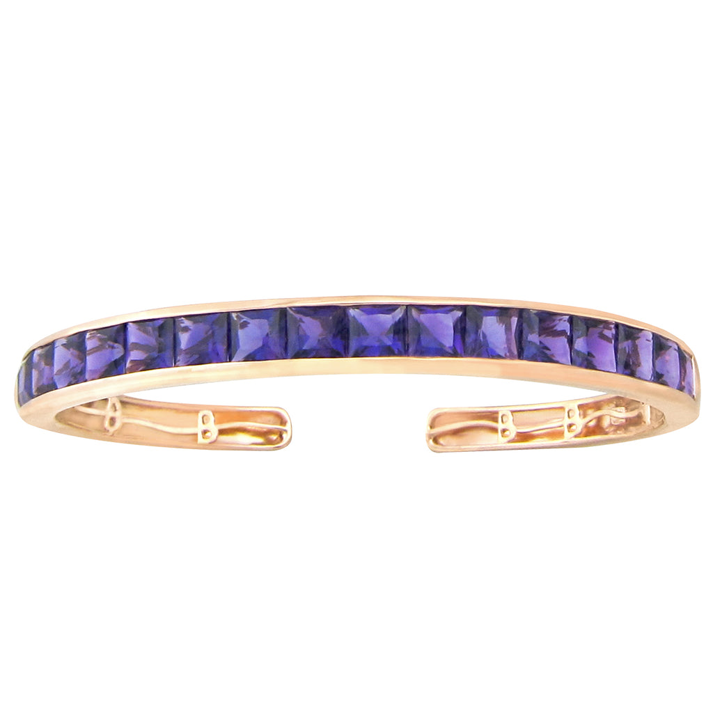 BELLARRI Eternal Love - Bangle (Rose Gold / Amethyst Gemstones)