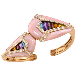 BELLARRI Aladdin Nouveau I Pink Mother of Pearl Bangle