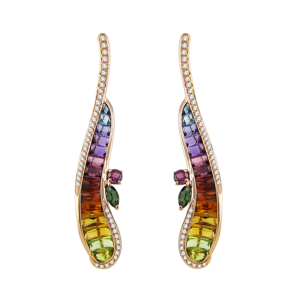 BELLARRI Capri Multi Color Earrings