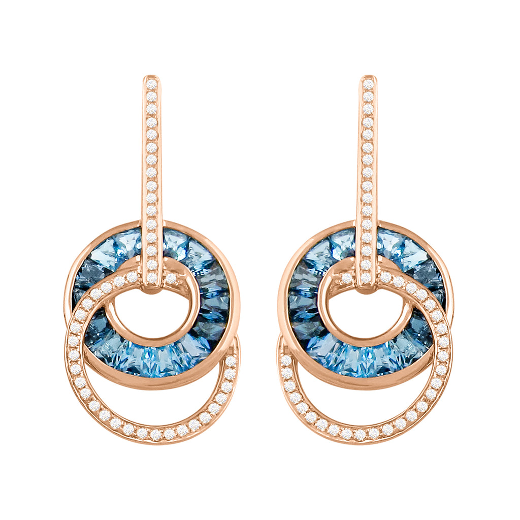 BELLARRI Malibu - Blue Topaz Earrings
