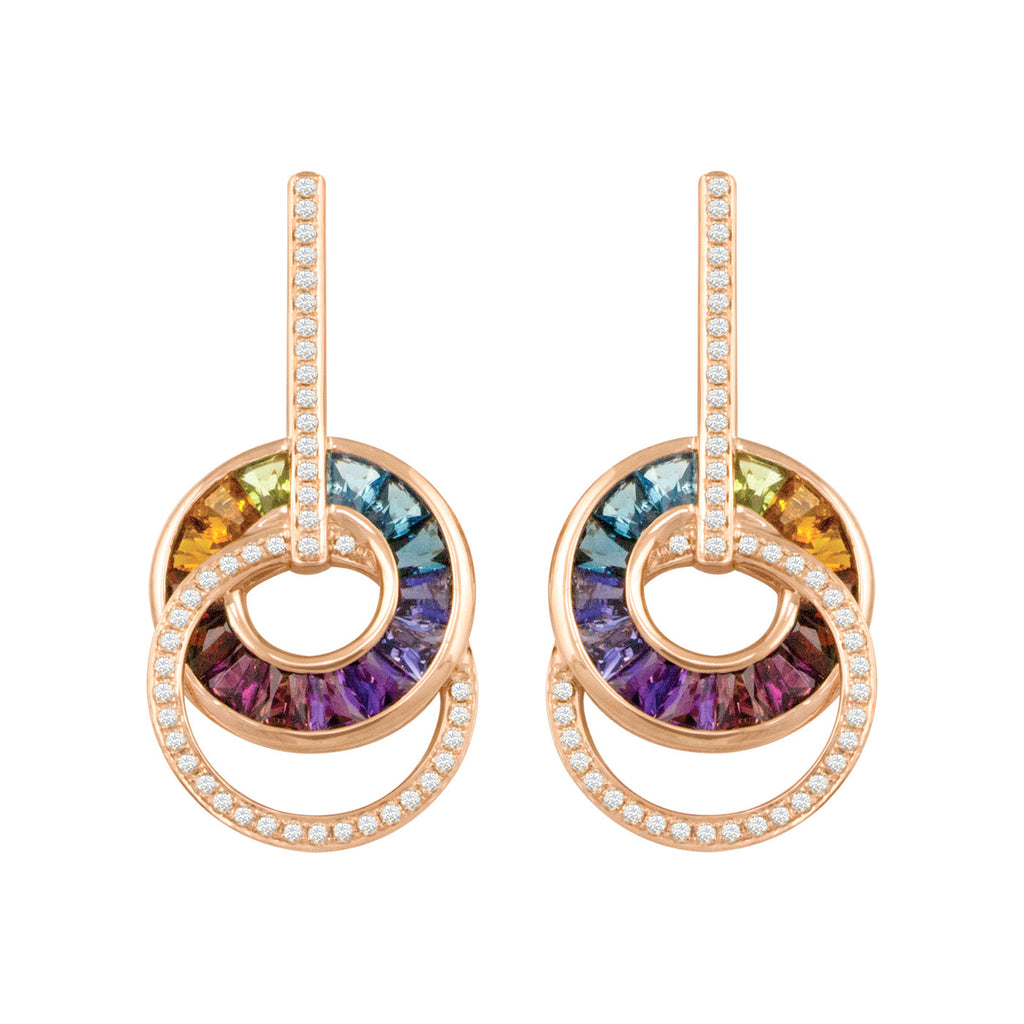 BELLARRI Malibu - Earrings (Multi Color Gemstones)