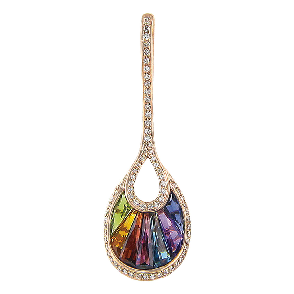 BELLARRI La Bouquet - Enhancer (Rose Gold, Diamonds, Multi Color Gemstones)