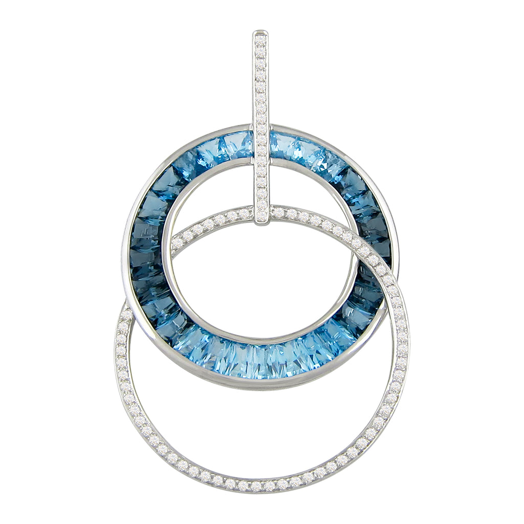 BELLARRI Malibu - Blue Topaz Enhancer (White Gold)