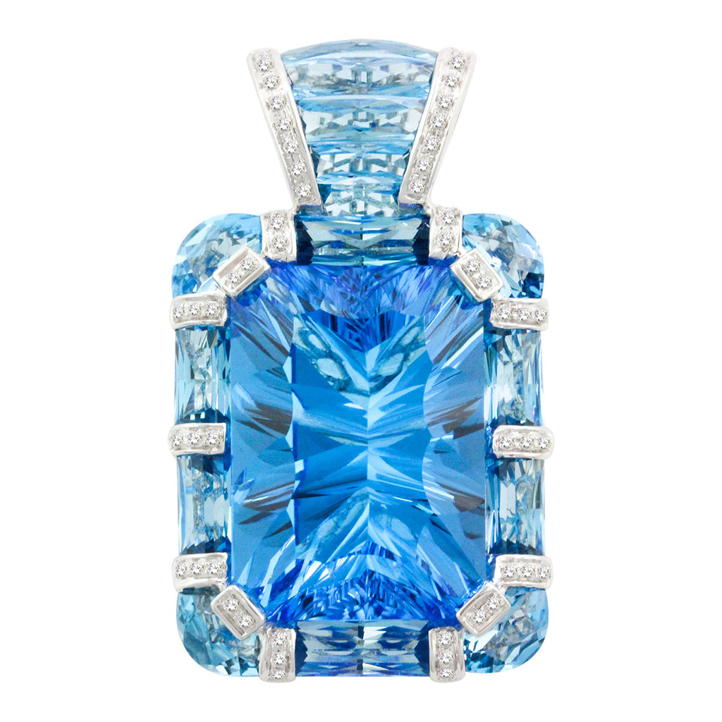 BELLARRI Romantic Reflections - Enhancer (white gold and blue topaz) LIMITED EDITION