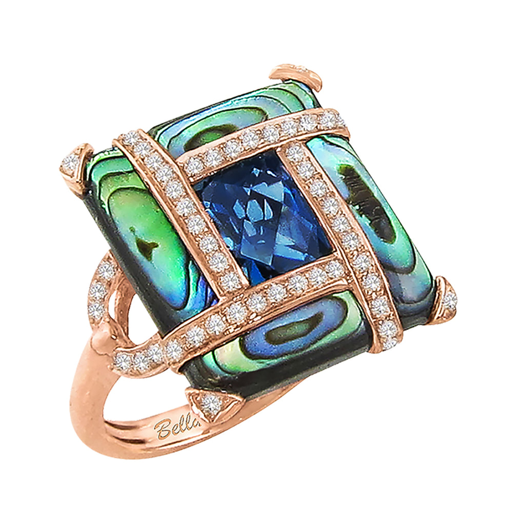 BELLARRI Anastasia - Ring, top of ring is approximately 19mm x 16mm