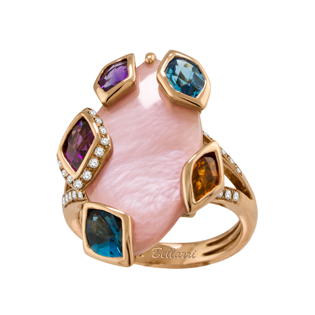 BELLARRI Aladdin Nouveau II - Pink Mother of Pearl Ring