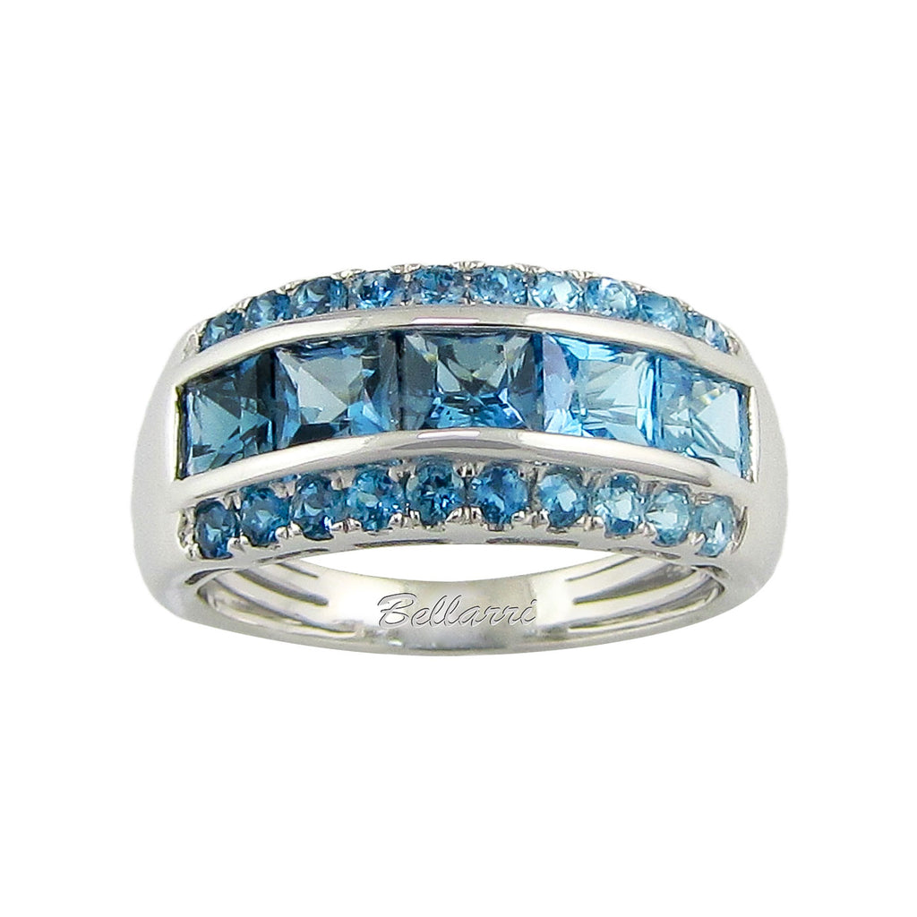BELLARRI Eternal Love - Ring (White Gold / Blue Topaz)