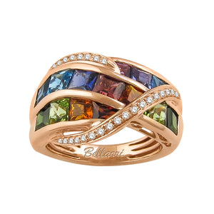 BELLARRI Capri - Multi Color Ring, multi color gemstones