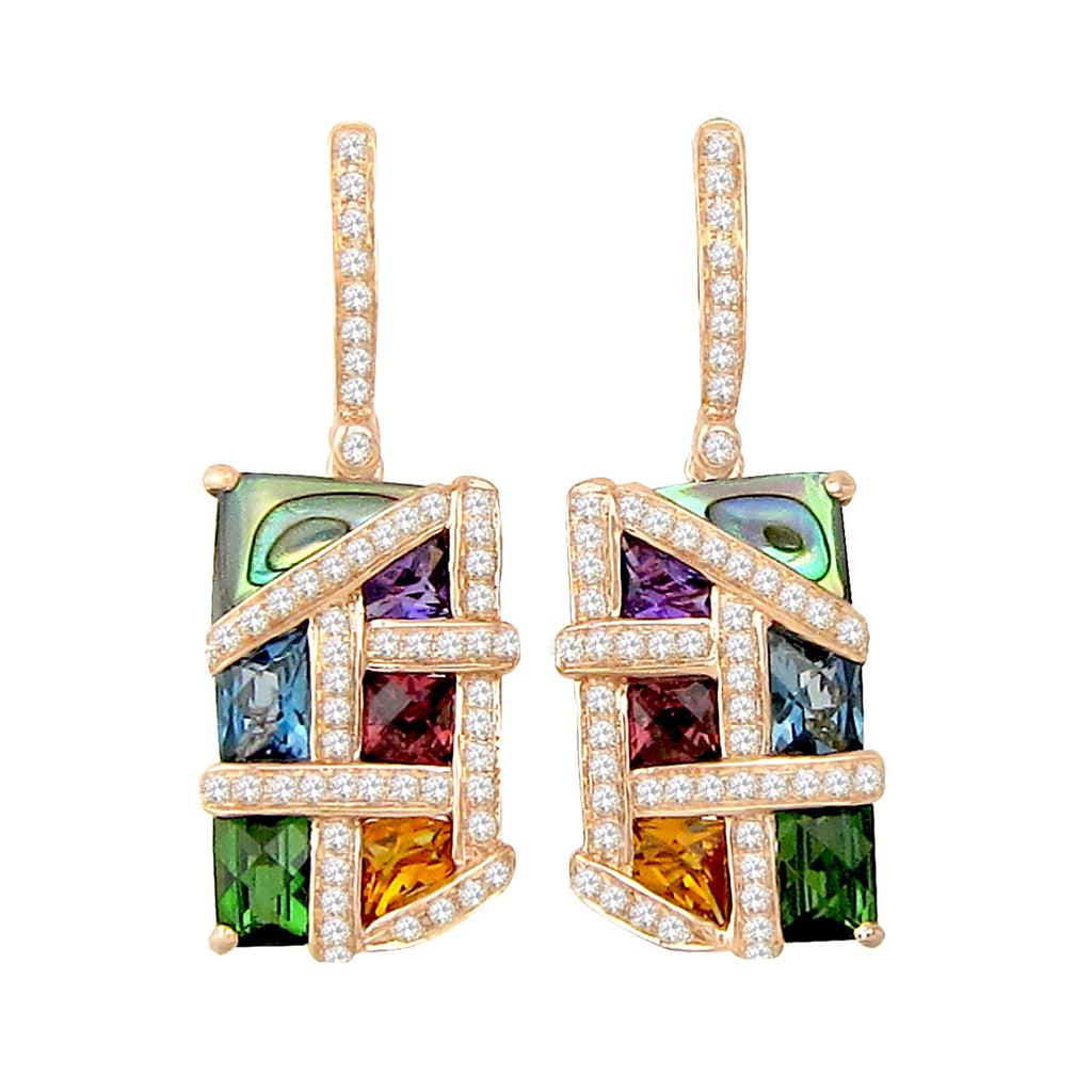 BELLARRI Mosaic Nouveau - Earrings