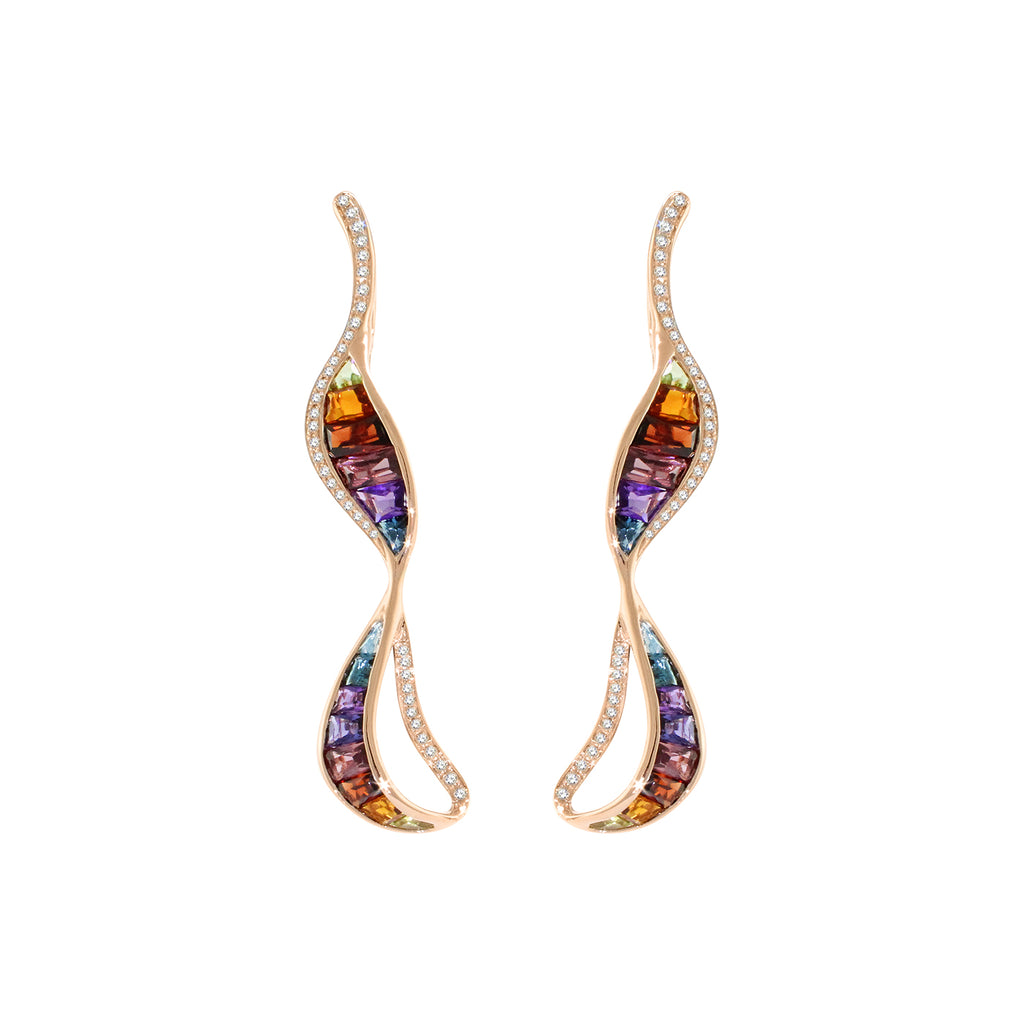 BELLARRI Capri Multi Color Earrings