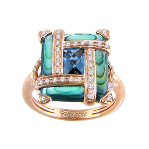 BELLARRI Anastasia - Ring, top of ring is approximately 16mm x 14mm