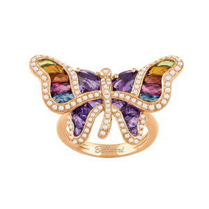 BELLARRI Madame Butterfly - Ring (Multi Color / Rose Gold)