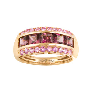 BELLARRI Eternal Love Stiletto - Ring (Rose Gold / Rhodolite / Pink Sapphire)